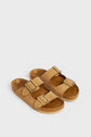 Suede goat sandals - ROXANE