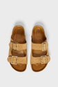 Suede goat sandals - ROXANE