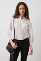 Blouse en voile de coton et dentelle - CARLO