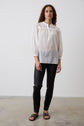 Blouse en voile de coton et dentelle - CARLO