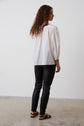 Blouse en voile de coton et dentelle - CARLO
