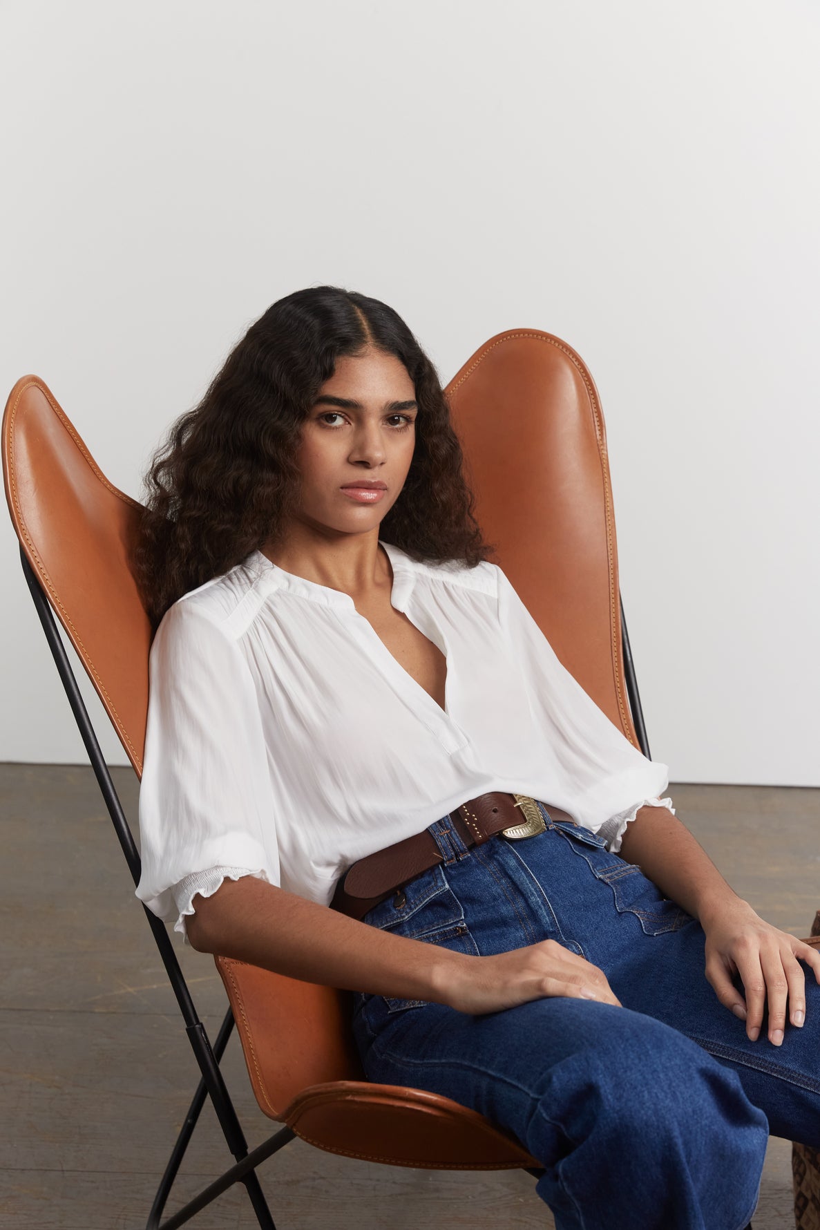 Blouse esprit satin - CHANTELLE