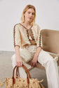 Blouse en coton brodé - NAHLA