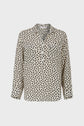 Blouse en soie imprimé oiseaux - CLEA