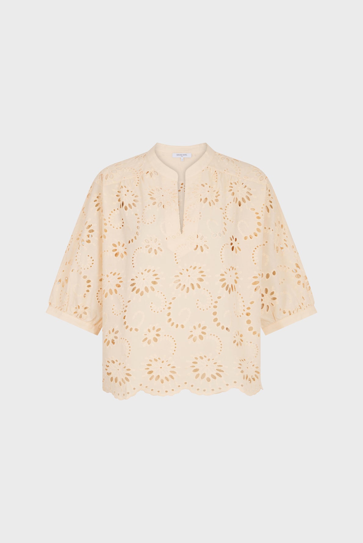 Blouse à broderie anglaise en coton - COME