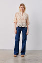 Blouse à broderie anglaise en coton - COME