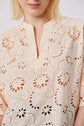 Blouse à broderie anglaise en coton - COME