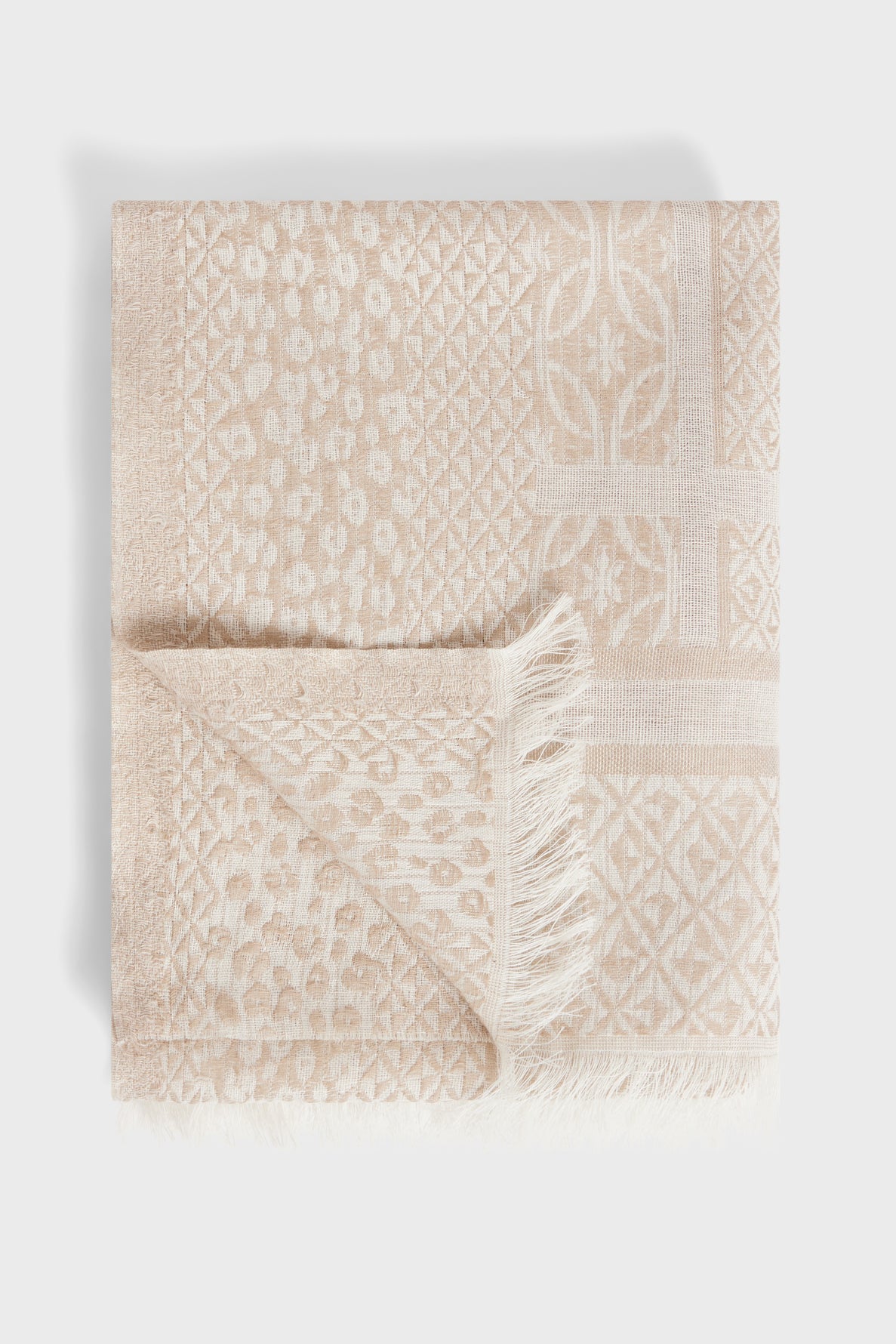 Cotton jacquard scarf - GAËLLA