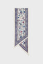 Floral print silk scarf - GAIA