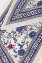 Floral print silk scarf - GAIA