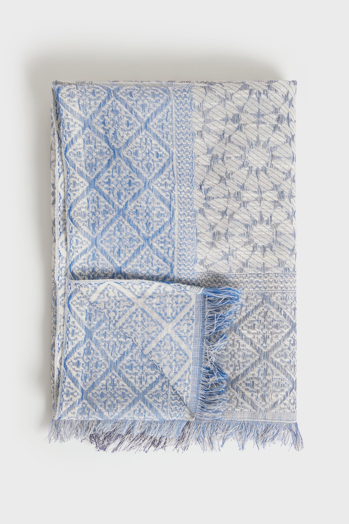 Cotton jacquard scarf - GHALY