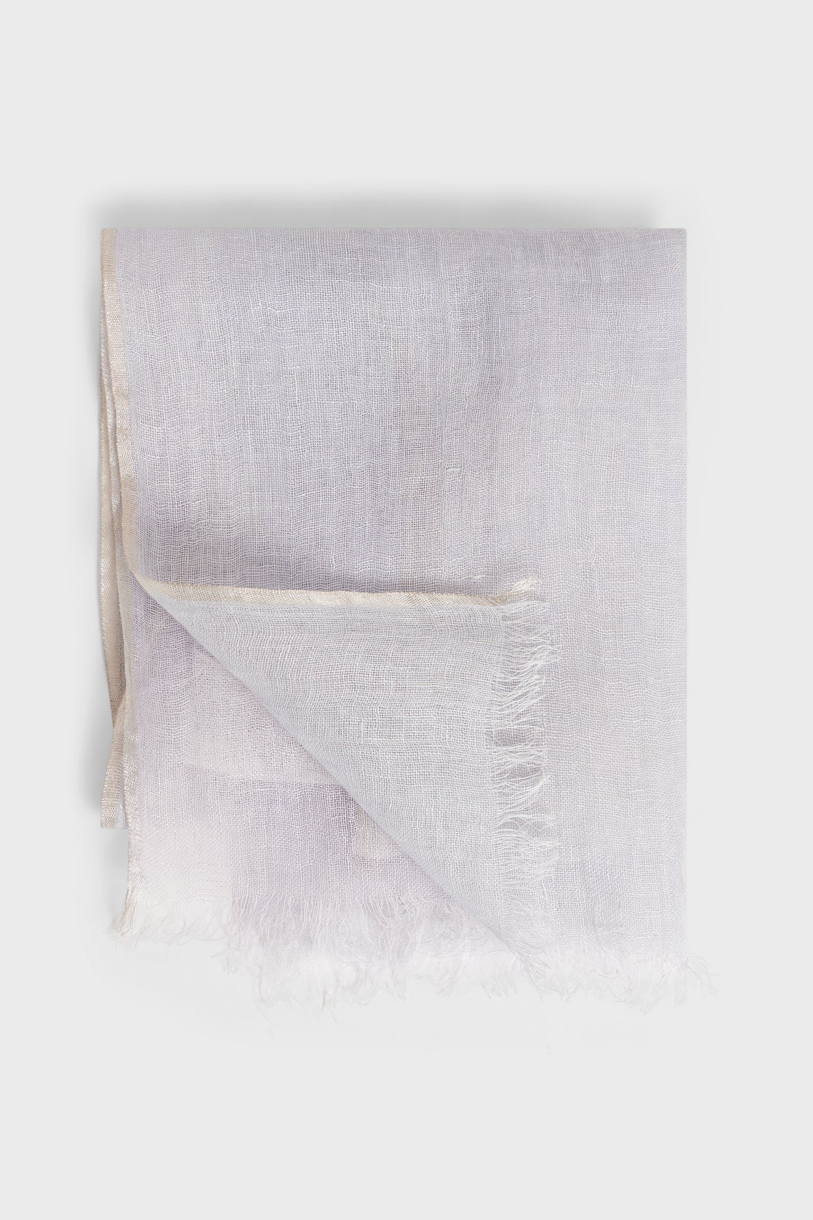 Linen mix tie-dye scarf - GLENN