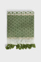 Cotton and silk tassel scarf - GLORIA
