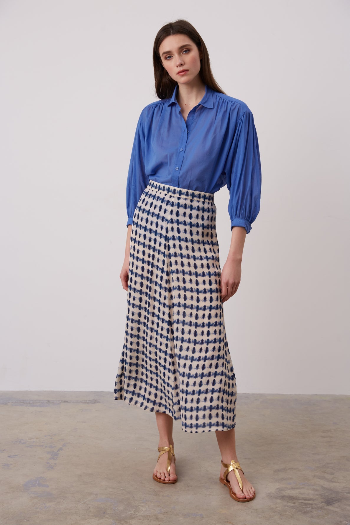 Flowing tie-dye skirt - LAYA