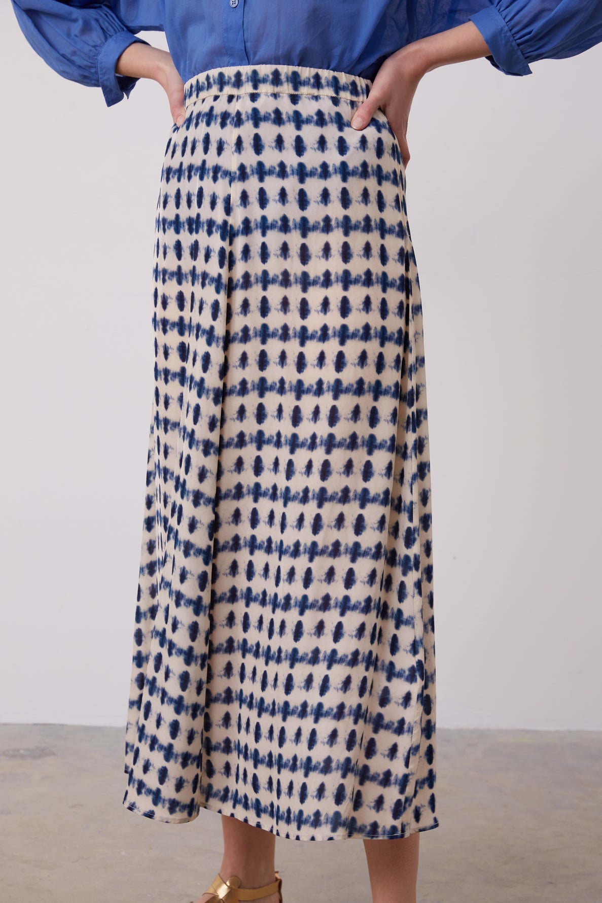 Flowing tie-dye skirt - LAYA