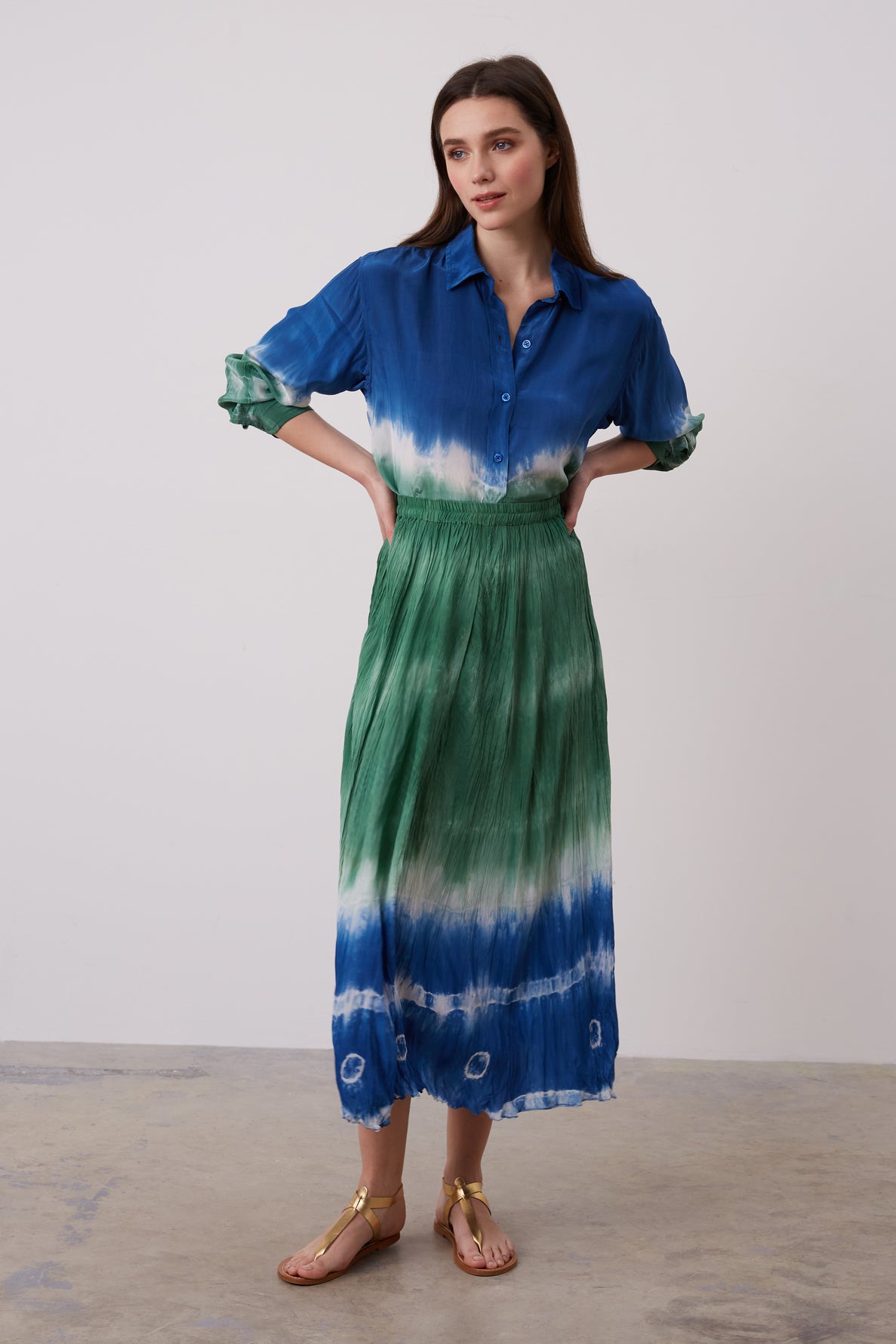 Jupe longue tie &amp; dye - BABETH