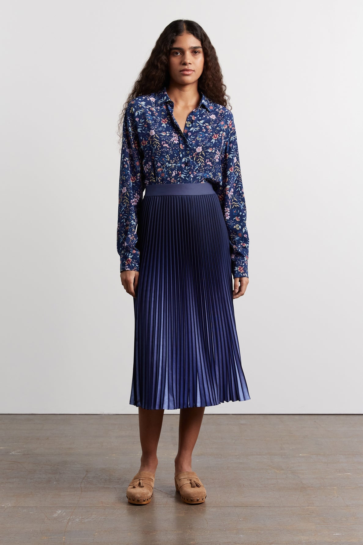 Ombre pleat skirt - BACARY