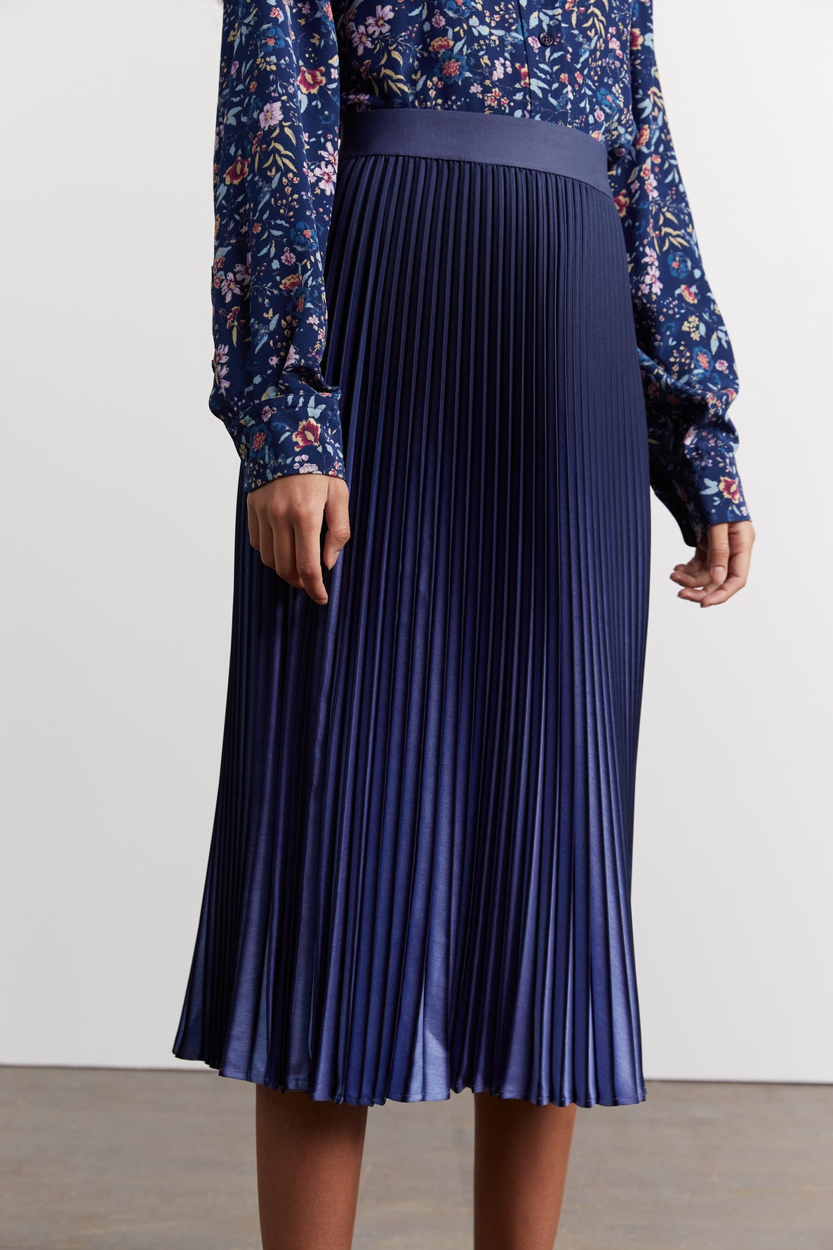 Ombre pleat skirt - BACARY