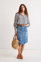 Straight denim skirt - BAMBOU