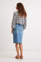 Straight denim skirt - BAMBOU