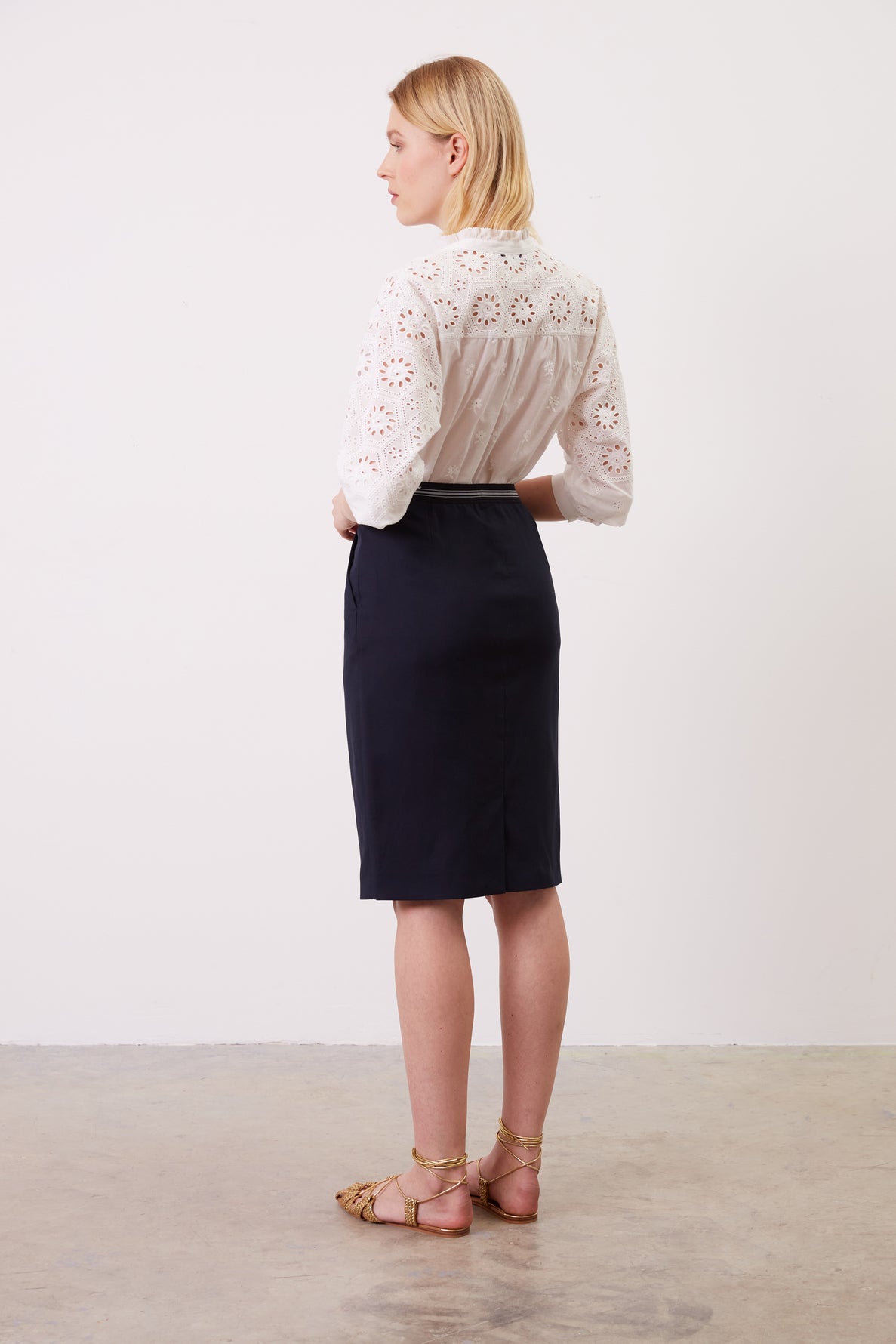 Straight cotton skirt - BAO