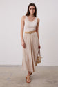 Maxi satin skirt - BLANCHE