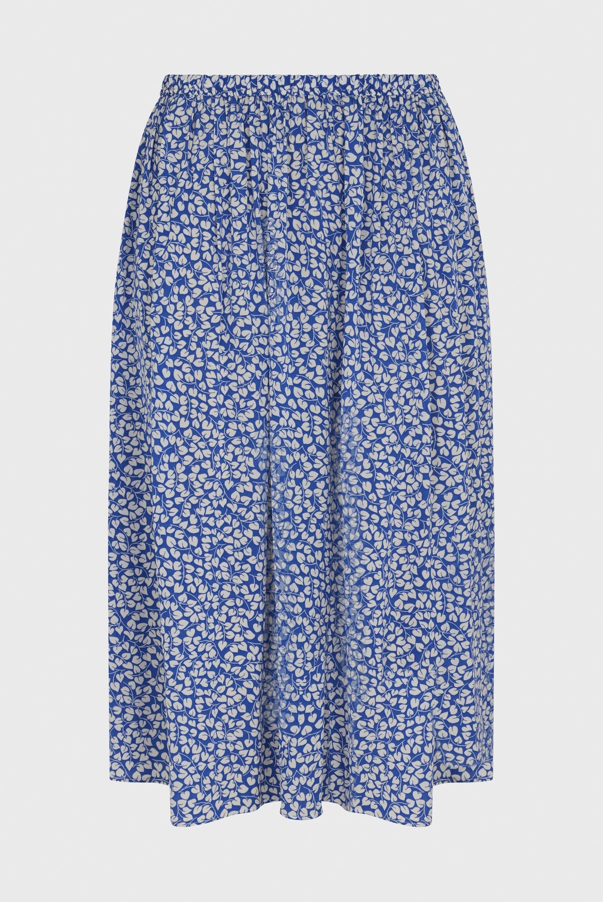 Soft floral blue skirt 