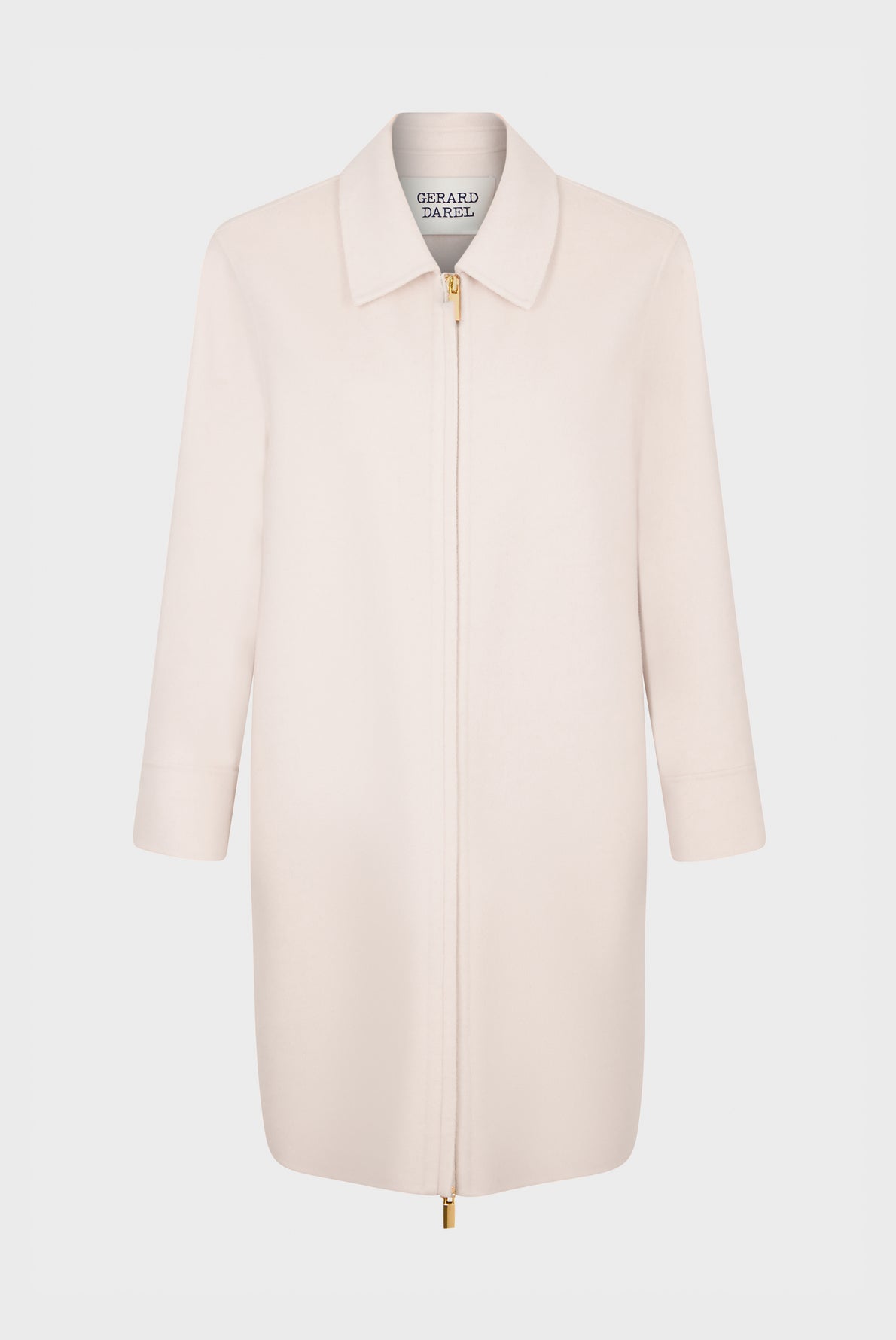 Manteau en laine zippé - SABELLE