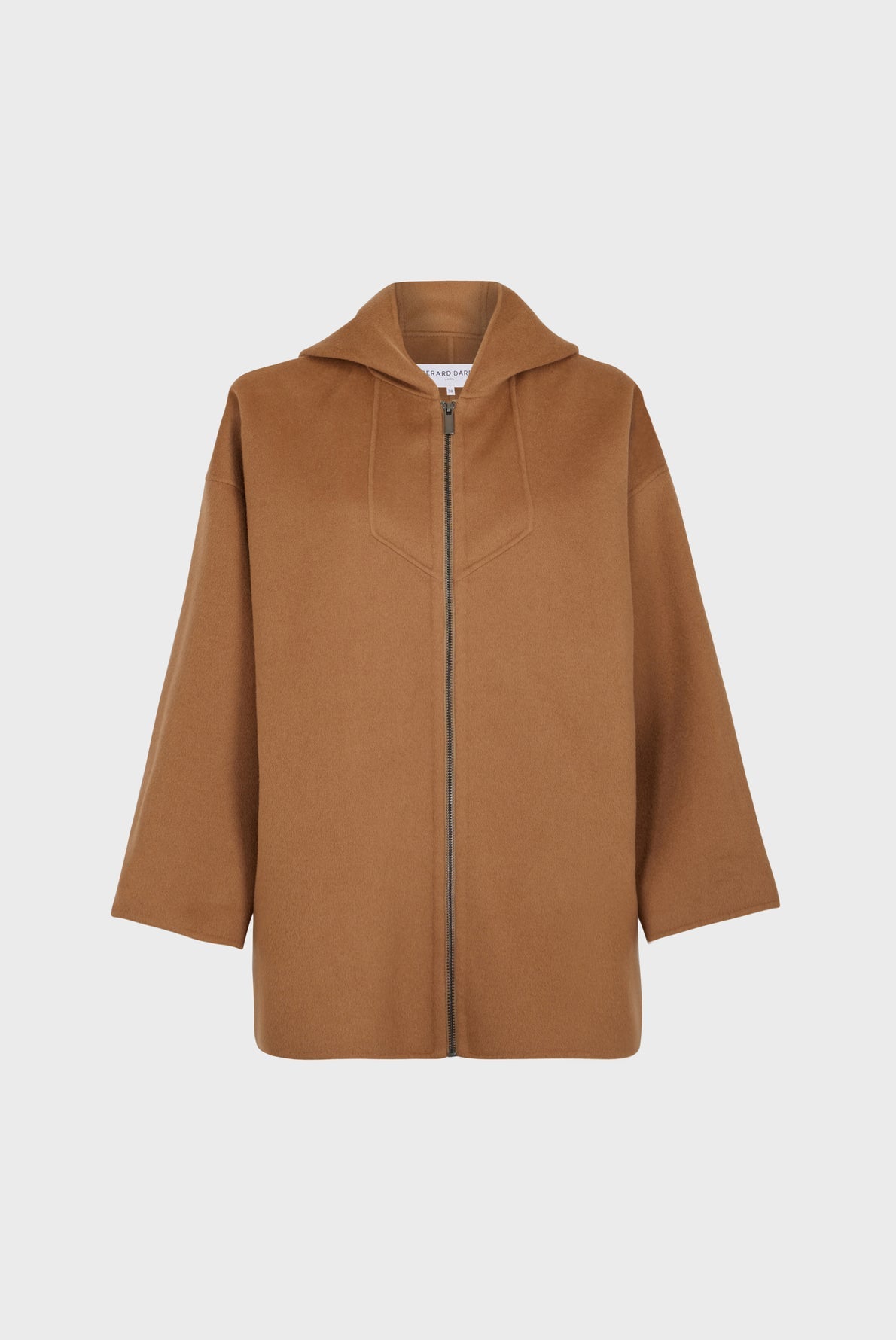 Manteau poncho en 100% laine fine - SACHA