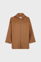 100% fine wool poncho style coat - SACHA