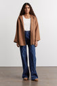 100% fine wool poncho style coat - SACHA