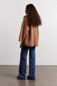 100% fine wool poncho style coat - SACHA