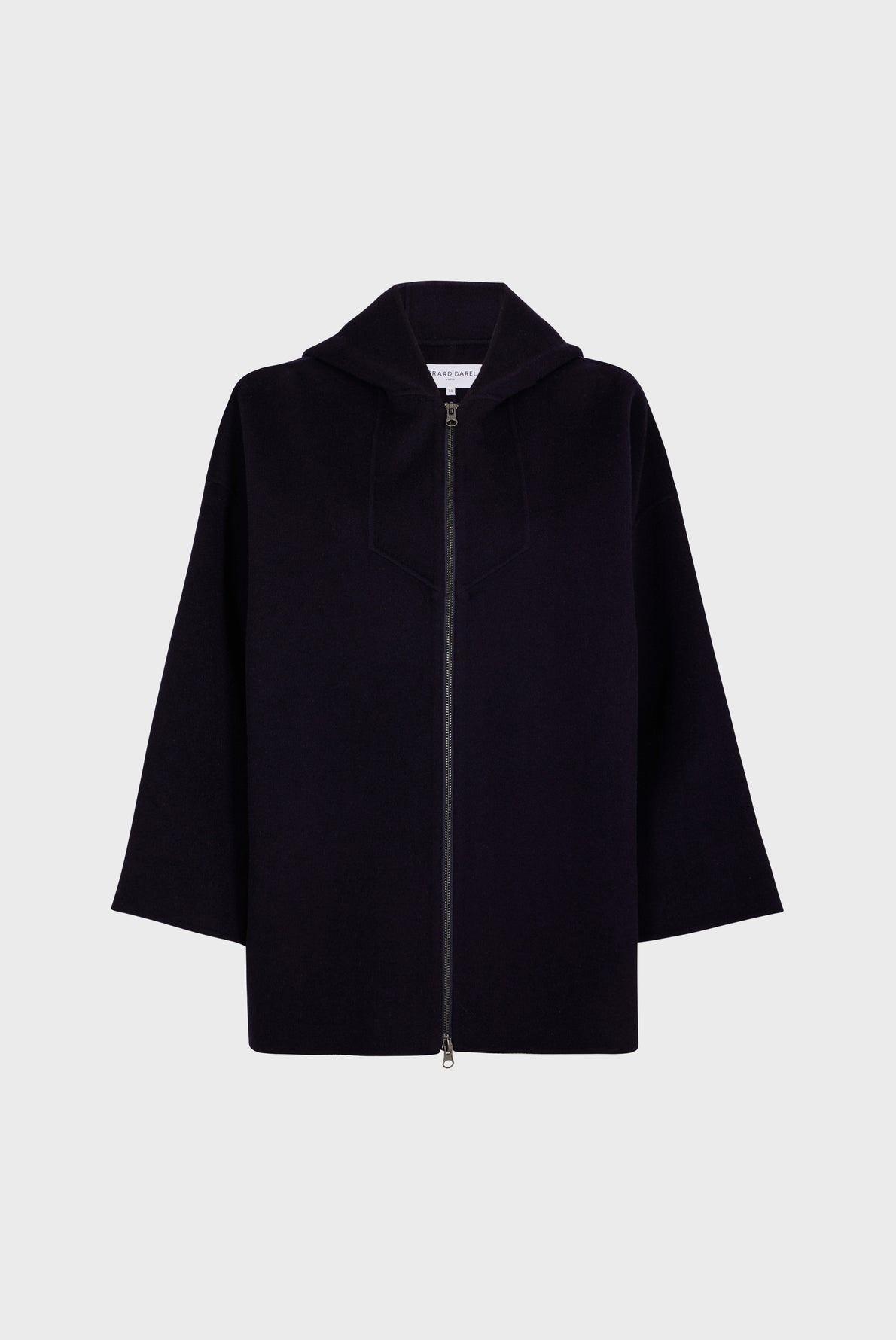 Manteau poncho en 100% laine fine - SACHA