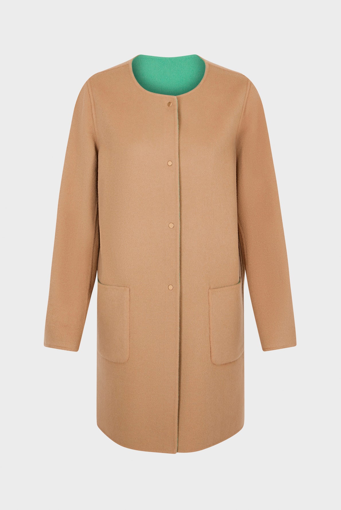 Manteau réversible en laine fine - SAILOR