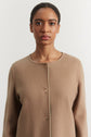 Coat in reversible fine wool fabric - SAILOR
