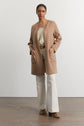 Coat in reversible fine wool fabric - SAILOR