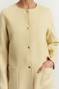 Coat in reversible fine wool fabric - SAILOR