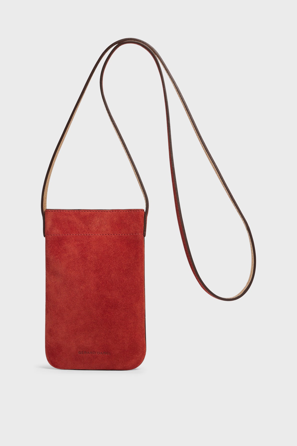 Porte téléphone en cuir velours intérieur métallisé - LADYPHONE