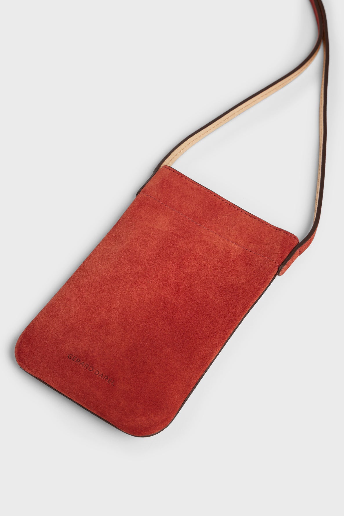 Porte téléphone en cuir velours intérieur métallisé - LADYPHONE