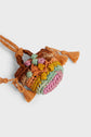 Charm en raphia arc-en-ciel - CHARM 24