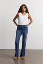 Flared jeans with plaited detail - EBENE