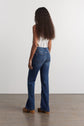 Flared jeans with plaited detail - EBENE