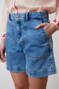 Short en denim stretch - ECEM