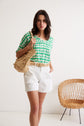 Short blanc en jean - ECEM