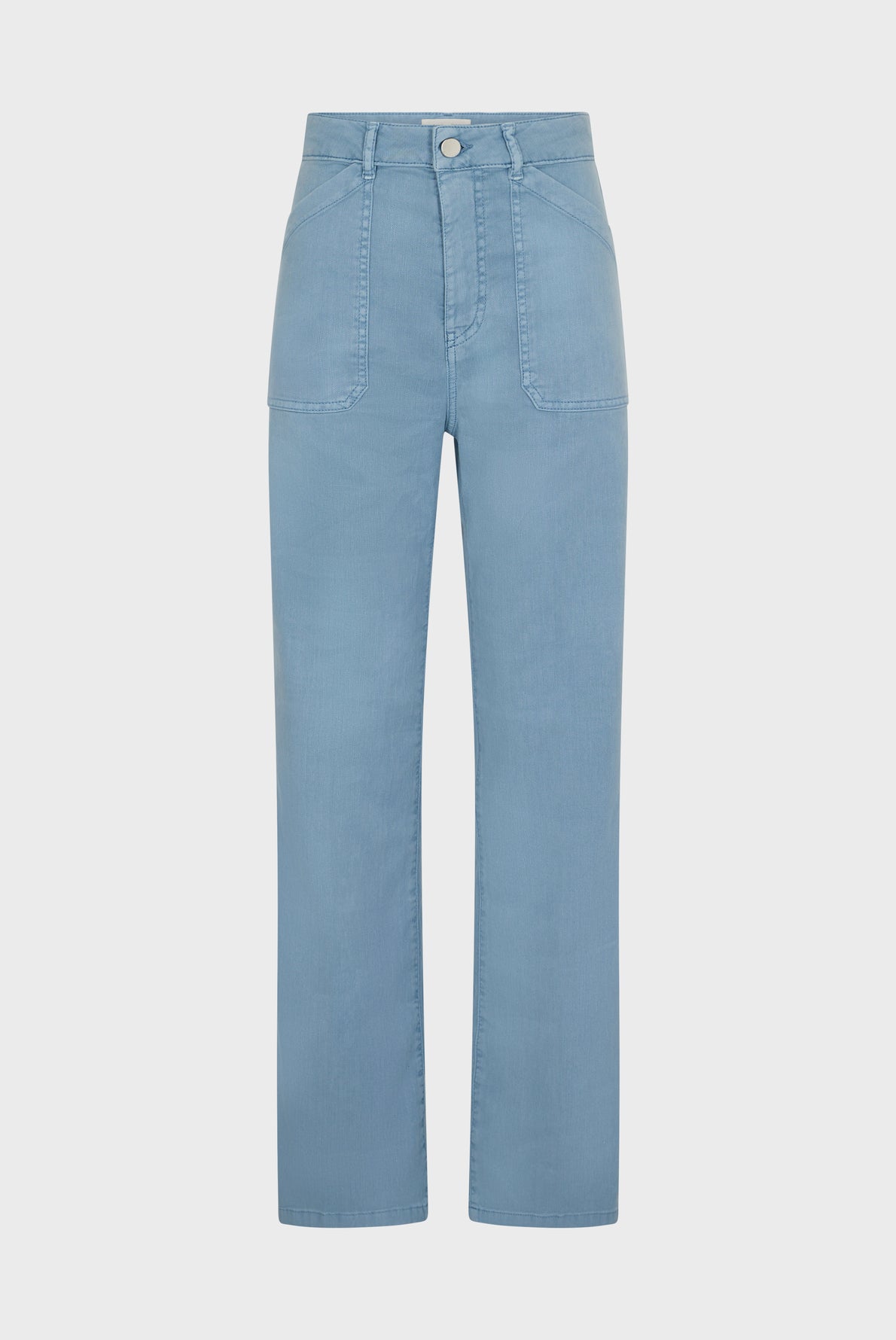 Linen mix flared pants - EGLANTINE