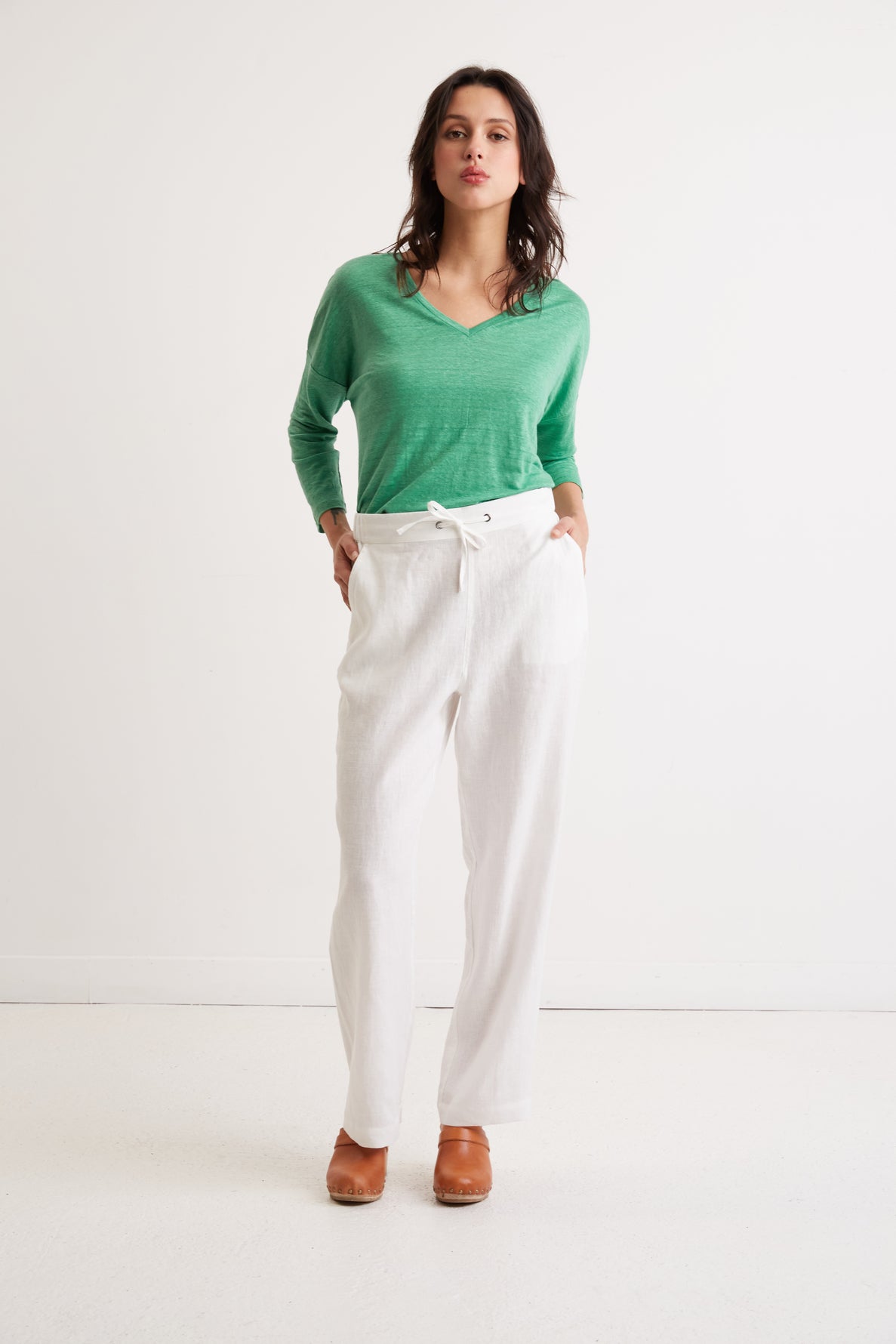 Linen pants - ELEANA