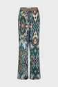 Wide-leg Ikat print pants - ELEONA