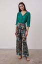 Wide-leg Ikat print pants - ELEONA