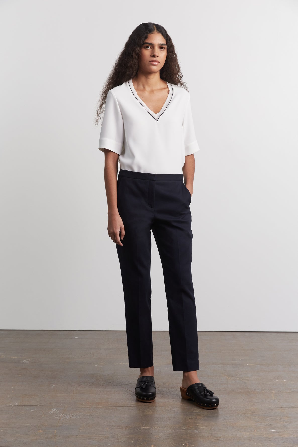 Straight cotton pants - ELGA