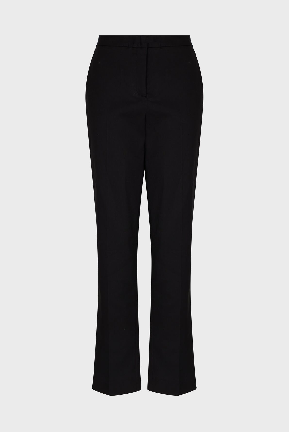 Straight-leg cotton trousers with elasticated back - ELGA